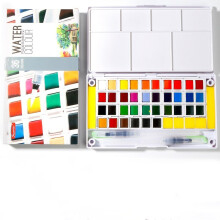 秀普（Superior）固体水彩颜料套装 学生设计手绘分装工具透明水彩画颜料套装 SC36固体水彩颜料套装36色