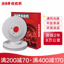佐佐木 刹车盘前盘后盘适用于（长城/现代/起亚/比亚迪） 酷熊前盘一只