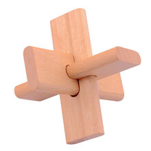 孔明锁鲁班锁全套机关盒九连环智力扣解环套装益智力玩具男孩女孩 三通