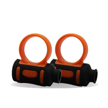 SOLO鼓棒套控制辅助器鼓棒指套手型练习器5A7A2A新手初学者架子鼓花样打鼓固定防滑套鼓棒防脱器 黑橙色 大号 5A/5B鼓棒使用