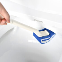 SP SAUCE日式马桶刷 洁厕刷无死角软毛刷 卫生间坐便器刷子