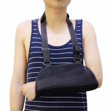 艾泽 前臂吊带网眼透气上肢手臂胳膊骨折护具吊带夏季肩关节脱臼固定防护护具 均码 