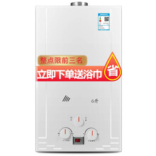 韩宝（HANBAO）家电燃气热水器强排式即热速热式节能家用 【有数显】6升强排- Y01 上门安装（天然气）