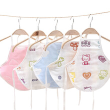 【3件装】贝特虎 婴儿肚兜夏季薄款儿童围嘴肚围纱布空调房护肚四季皆宜 男宝宝3条装