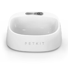 小佩PETKIT 宠物智能抗菌称重狗狗食盆猫碗狗碗狗盆猫咪饭盆用品 欧瓷白 18x18x6cm