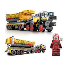 森宝积木 流浪地球积木玩具周边兼容拼装地球运输车男孩子儿童拼插工程车 CN373斗式运载车【257颗粒】