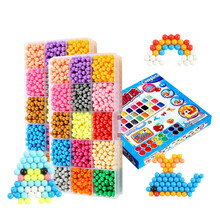 DeceStar 水雾魔珠套装拼豆豆魔法珠diy水力粘珠玩具水溶豆男孩女孩儿童手工益智玩具 24色共12960粒