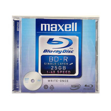 麦克赛尔（maxell）4X BD-R 25GB 蓝光光盘 空白光盘 台产 单片装