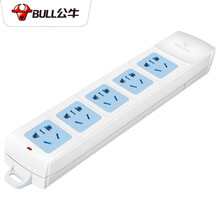 公牛 插座接线板不带线插排无线 自接线插座 插线板半成品拖线板弱电箱组装工程插板 无线5位无开关GN-415