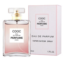 【买一送一】C00C香水女士香水男士淡香持久清新格调玫瑰花香古龙香水费洛蒙香水正品 COOC香水粉色50ML