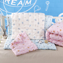 手工制作纯棉花尿垫可洗新生婴儿隔尿垫透气宝宝床垫小褥子小被子 30*40蓝色4条装 0x0cm