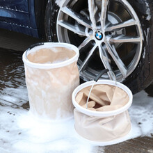 IZTOSS 汽车多功能折叠水桶 户外折叠水桶20L加厚牛津布车用洗车便携收纳桶钓鱼桶