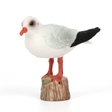 Mechile仿真动物模型飞禽鸟类玩具套装鹦鹉老鹰白头鹰火烈鸟鹈鹕 红嘴海鸥