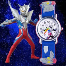 奥特曼赛罗超人小学生男女童卡通幼儿园玩具电子手表男孩儿童手表 【走针系列】赛罗奥特曼