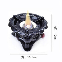 酒精炉小火锅煮茶器户外家用液体酒精炉酒精灯酒店饭店餐厅茶楼宿舍 可调式酒精炉(送灯芯)