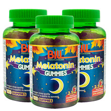 BILL失眠糖果不含镇静剂片安眠改善睡眠加buff的糖非药催眠口服成人青少年多虑症忧郁症安定镇定 促进帮助睡眠镇定情绪剂不含劳拉药西泮片3瓶