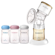 可拉贝拉 电动吸奶器一体式便携自动产妇吸乳器吸力大静音无痛 吸奶器+储奶瓶3个 第三代升级版