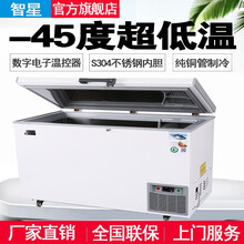 智星（ZX）零下-45度低温冷柜金枪鱼海鲜深冷保存-40超低温冰柜家商两用速冻大冰箱卧式实验低温冰柜 -45度 258升:长1100*宽750*高900