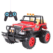 DZDIV 遥控车 越野车儿童玩具大型遥控汽车模型耐摔配电池可充电3030 红色