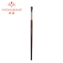 雨潼眼影刷眼部化妆刷专业化妆工具软毛化妆刷子羊毛马毛动物毛眉影刷晕染刷 Y0012方形平头眉刷