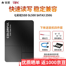 七彩虹（Colorful）SSD固态硬盘SL500系列 SATA3.0接口 台式机笔记本固态硬盘 七彩虹SSD SL500 SATA3 250G