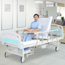 铭春 护理床瘫痪病人医疗床家用多功能升降老年人医用床翻身医院康复病床成人摇床 中曲防侧滑（便孔防水）护理床