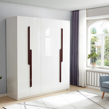 全友家居 北欧时尚卧室大衣柜平开门五门衣柜家具衣柜121802 五门衣柜