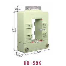 铜排开合式电流互感器开口式 BH0.66开启式方形交流高精度计量0.2 DB-58K 零点 5S 400A/5A