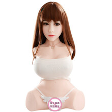 谜姬 带头半身实体硅胶娃娃大胸四交含金属骨架1:1真人仿真朋女充气冲气娃娃男士用自慰器性玩具用品手办 星野晴子 12斤