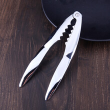 剥螃蟹吃蟹工具304不锈钢蟹八件蟹钳蟹夹蟹针海鲜剪吃大闸蟹螃蟹 1只加强蟹钳