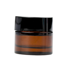 ilbu 棕色避光玻璃膏霜瓶眼霜面霜分装瓶玻璃瓶化妆品小样瓶15g30g50g 直肩/棕色膏霜盒-10g