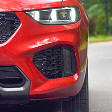 适用于魏派vv7日行灯改色膜WEYvv5大灯变色膜透光雾灯膜 保护贴纸膜改装 VV5日行灯膜【黑色】