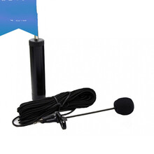 天鸣   天鸣   电容麦克风领夹式话筒 二胡吉他小提琴萨克斯拾音器 10CM加长领夹10米线+黑色转换头