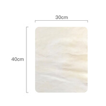 加厚鹿皮巾麂皮巾抹布吸水洗车毛巾专用擦车巾鸡皮擦车布擦玻璃布 规则真鹿皮 40cmX30cm