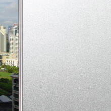 洛楚（Luxchic） 磨砂玻璃贴膜玻璃贴纸 透光不透明办公室浴室窗户玻璃膜窗贴 背胶纯磨砂 加厚款90厘米*3米
