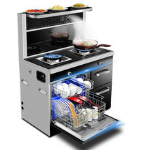 伟佳好太太 集成灶抽油烟机燃气灶大容量蒸箱烤箱消毒柜 烟灶蒸烤消一体套餐吸油烟机煤气灶烟机煤气灶具 100CM烟灶消左边洗碗机一体 头部暖菜烟灶联动  液化气 （一级能效 熄火保护）