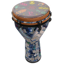 TZZ非洲鼓手鼓儿童初学者布艺12寸PVC音云南丽江手鼓 4号