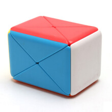 粽子魔方 方金字塔鬼魔镜面风火轮移棱SQ1五魔方扭曲223粽子斜转玩具 魔盒