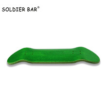 SOLDIER BAR CS7系列专业翻手指滑板  枫木 指尖玩具学生儿童创意礼物 摆件 绿色 宽桥（颜色随机）+球形轮