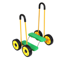 儿童平衡踩踏车幼儿园感统训练器材趣味运动会道具脚踏户外玩具车 平衡车（绿）