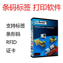 BarTender条码标签打印软件 中文简体设计标签2019版2021版 企业自动化版 2台打印机