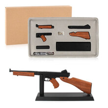 大号全金属模型仿真可拆解组装微缩1:3.5军事名枪合金模型玩具 汤姆逊冲锋枪（金属模型）