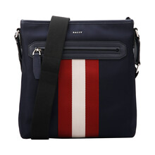 BALLY 巴利 男士油墨色尼龙斜挎包 CURRIOS TSP 17 6226309