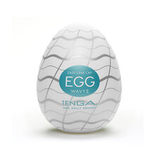 日本进口tenga egg自慰蛋飞机杯一次性 便携男用飞机蛋隐私 丝袜自慰器情趣成人用品蛋形 egg013-波浪形