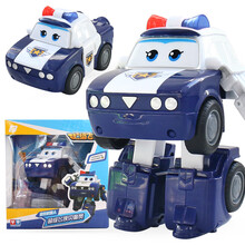 奥迪双钻 超级飞侠玩具基地套装雷克佩佩变形玩具儿童全套装乐迪小爱 第5季大变形机器人-贝警员