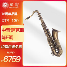 星海萨克斯 降B调次中音萨克斯风管乐器 专业管乐 XTS-130电泳仿古色漆