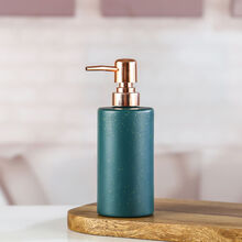 美茜儿 按压瓶  大容量按压式乳液瓶洗手液空瓶子化妆品分装瓶洗发水沐浴露挤压瓶 藏青色金点 金色压头