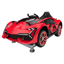 超市门口广场商用投币摇摇车儿童电动玩具车摇摆机家用音乐摇摇乐 红色兰博基尼