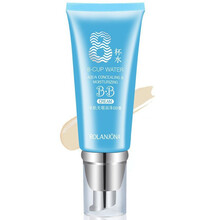 露兰姬娜八杯水无暇润泽bb霜女60g轻薄自然隔离保湿持久控油裸妆遮瑕粉底液彩妆