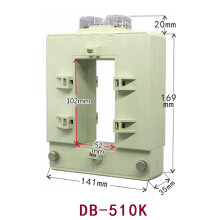 铜排开合式电流互感器开口式 BH0.66开启式方形交流高精度计量0.2 DB-510K 零点 2 1000A/5A